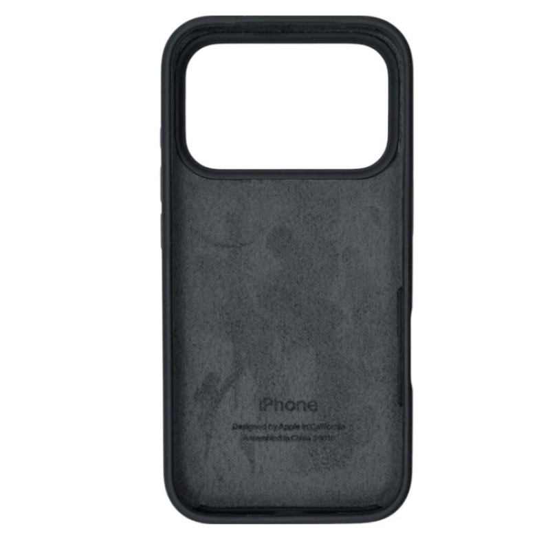 Чехол Silicone Case Черный (Black) iPhone 17 Pro