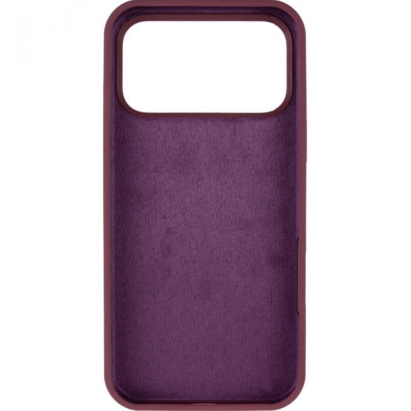 Чохол Silicone Case Бордовий (Maroon) iPhone 17 Pro