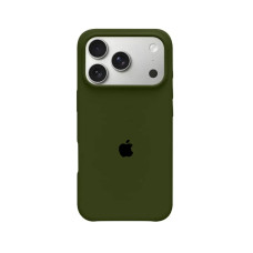 Чохол Silicone Case Зелений (Army green) iPhone 17 Pro Max