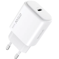 Мережевий адаптер Proove Silicone Power2 25W Type-C White