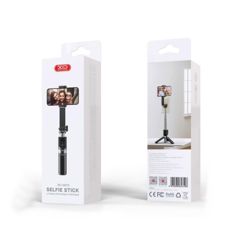 Монопод (трипод) XO SS10 Mini Selfie Stick з дзеркалом 80см Bluetooth