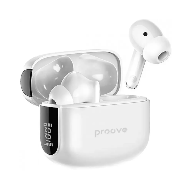 Беспроводные наушники Proove Tempo TWS with ANC (APP) White