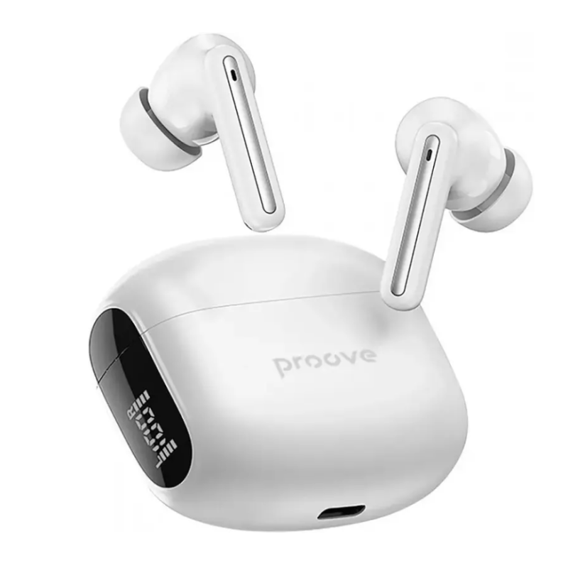 Беспроводные наушники Proove Tempo TWS with ANC (APP) White