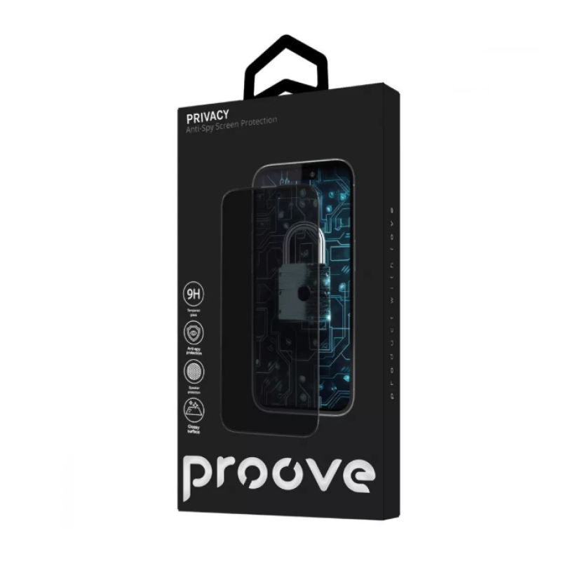 Захисне скло iPhone 16 Pro / 17  Proove Pixel Privacy Антишпигун