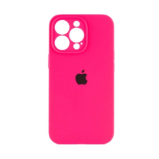 Чехол Silicone Case Camera Protective iPhone 15 Pro Розовый (Barbie Pink)