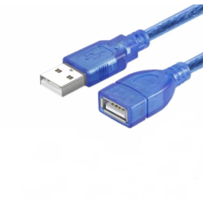 Кабель-подовжувач USB  USB2.0 to AM-AF 3м синій