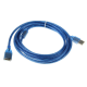 Кабель-удлинитель USB  USB2.0 to AM-AF 3м синий