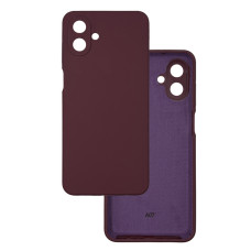 Чехол накладка Silicone Cover Soft Touch ЗК Samsung A07 Бордовый