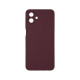 Чохол накладка Silicone Cover Soft Touch ЗК Samsung A07 Бордовий