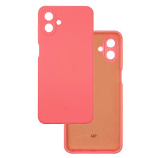 Чехол накладка Silicone Cover Soft Touch ЗК Samsung A07 Коралл
