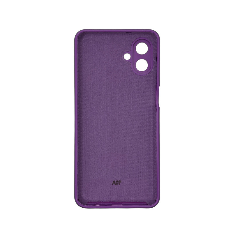 Чохол накладка Silicone Cover Soft Touch ЗК Samsung A07 Фіолетовий