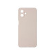 Чехол накладка Silicone Cover Soft Touch ЗК Samsung A07 Пудра