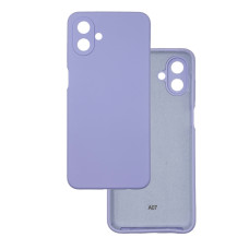 Чехол накладка Silicone Cover Soft Touch ЗК Samsung A07 Лаванда