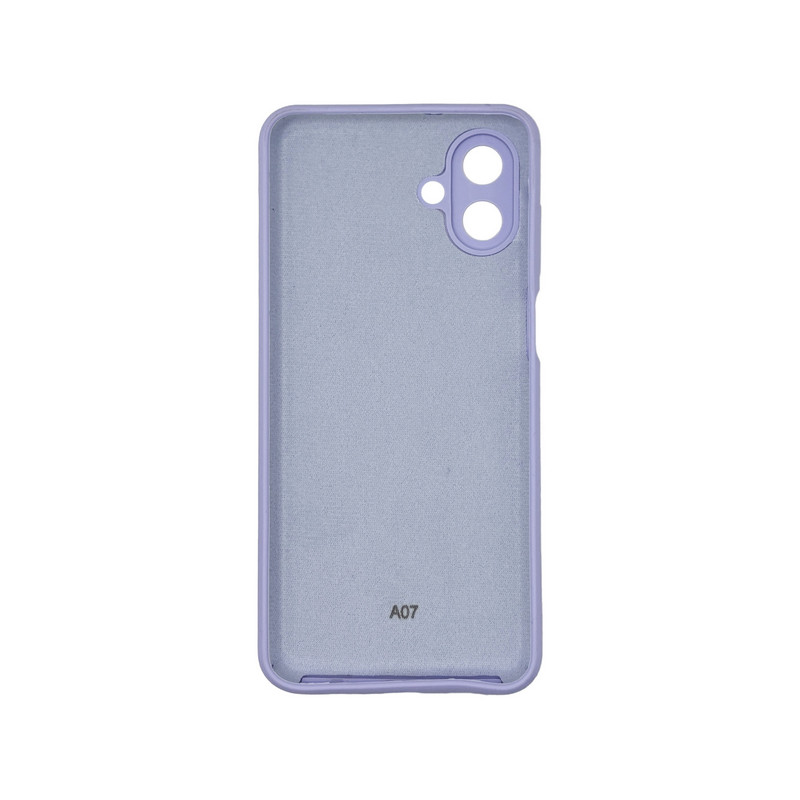 Чохол накладка Silicone Cover Soft Touch ЗК Samsung A07 Лаванда