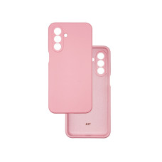 Чехол накладка Silicone Cover Soft Touch ЗК Samsung A17 Розовый