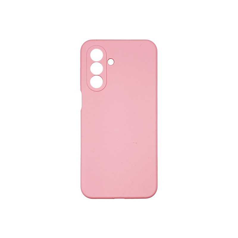 Чехол накладка Silicone Cover Soft Touch ЗК Samsung A17 Розовый