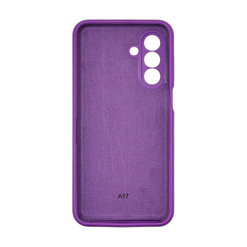 Чохол накладка Silicone Cover Soft Touch ЗК Samsung A17 Фіолетовий