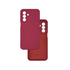 Чехол накладка Silicone Cover Soft Touch ЗК Samsung A17 Вишня