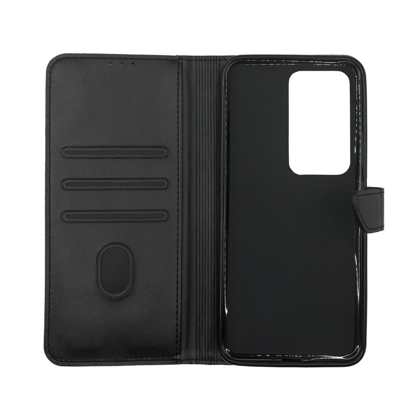 Чехол книжка Business leather Хлястик Xiaomi Redmi 15 Черный