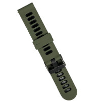 Ремешок для часов универсальный силиконовый Sport Garmin 22mm Green