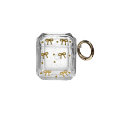 Чехол футляр для наушников AirPods 1/2 Shiny Crystal Bow