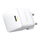 МЗП Baseus Palm Fast Charger Type-C-Type-C 20W (Cable 60W) White