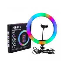 Кольцевая светодиодная Led Лампа RGB MJ26 с зажимом для телефона (26см)