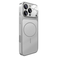 Чехол накладка AG Glass with MagSafe Silver iPhone 17 Pro