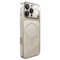 Чохол накладка AG Glass with MagSafe Titanium Grey iPhone 16 Pro