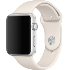 Ремешок Apple Watch silicone 38/40/41 mm Бежевый (Antique white)