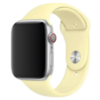 Ремінець Apple Watch silicone 38/40/41 mm жовтий (Mellow yellow)