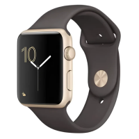 Ремінець Apple Watch silicone 38/40/41 mm темно-сірий (Cocoa)