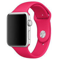 Ремінець Apple Watch silicone 38/40/41 mm червоний (Hibiscus)