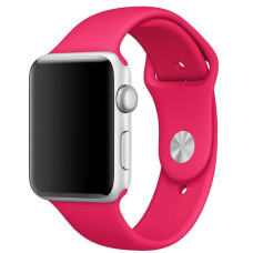 Ремешок Apple Watch silicone 38/40/41 mm красный (Hibiscus)