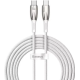 Кабель Type C-Type C Baseus Glimmer Series Fast Charging 100W 1m White