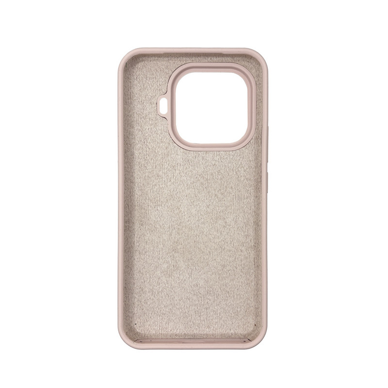 Чехол накладка Silicone Cover Soft Touch ОК Xiaomi 15T Pro Пудра