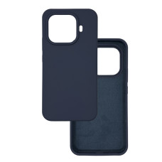 Чехол накладка Silicone Cover Soft Touch ОК Xiaomi 15T Pro Темно-синий