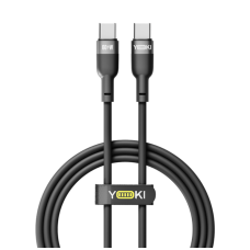Кабель Type-C to Type-C YOKI SILICONE YK-SI50 60W 1.2m Black