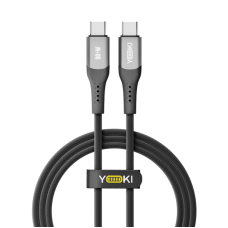Кабель Type-C to Type-C YOKI SOLID YK-SO15 60W 1.2m Black