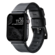 Ремешок для Apple Watch Leather Silicone 38/40/41 mm Black Black