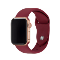 Ремешок Apple Watch silicone 38/40/41 mm красный (Wine Red)