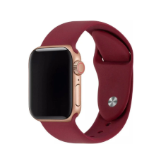 Ремешок Apple Watch silicone 38/40/41 mm красный (Wine Red)