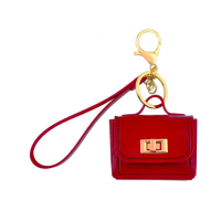  Чохол футляр для навушників AirPods Pro 2 Miniature Leather Handbag Red