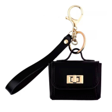 Чехол футляр для наушников AirPods Pro 2 Miniature Leather Handbag Black
