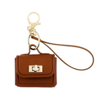  Чохол футляр для навушників AirPods Pro 2 Miniature Leather Handbag Brown
