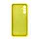 Чехол накладка Silicone Cover Soft Touch ЗК Samsung A15 Желтый