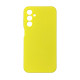 Чехол накладка Silicone Cover Soft Touch ЗК Samsung A15 Желтый
