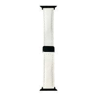 Ремінець Apple Watch Leather Magnet 42/44/45/49 mm White