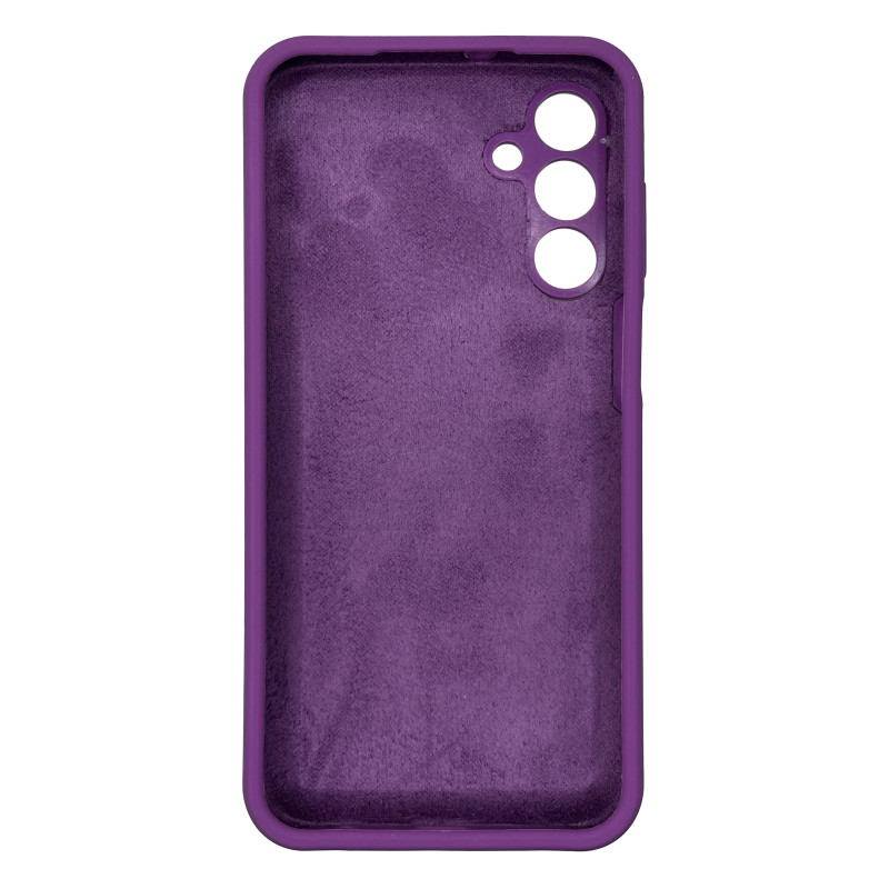 Чехол накладка Silicone Cover Soft Touch ЗК Samsung A15 Фиолетовый