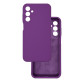 Чехол накладка Silicone Cover Soft Touch ЗК Samsung A15 Фиолетовый